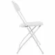 Стулья складные  "Golf CF-002", КОМПЛЕКТ 4шт., белый каркас, пластик белый, 533031. Фото товара с разных ракурсов.