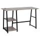 Стол на металлокаркасе BRABIX LOFT CD-006, 1200х500х730 мм, 2 полки, цвет дуб антик, 641225. Фото товара с разных ракурсов.