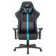 Кресло игровое A4Tech X7 GG-1200 черный/голубой эко.кожа крестов. пластик. Фото товара с разных ракурсов.