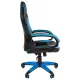 Игровое кресло  "Blaze GM-162", TW/экокожа, черное/голубое, 532578, 7083506. Фото товара с разных ракурсов.