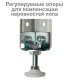 Стеллаж металлический "УНИВЕРСАЛ", 2000х1000х300 мм, УСИЛЕННЫЕ СТОЙКИ, 6 полок, регулируемые опоры, 290144. Фото товара с разных ракурсов.
